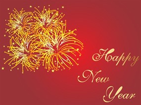 新年快乐背景矢量图下载